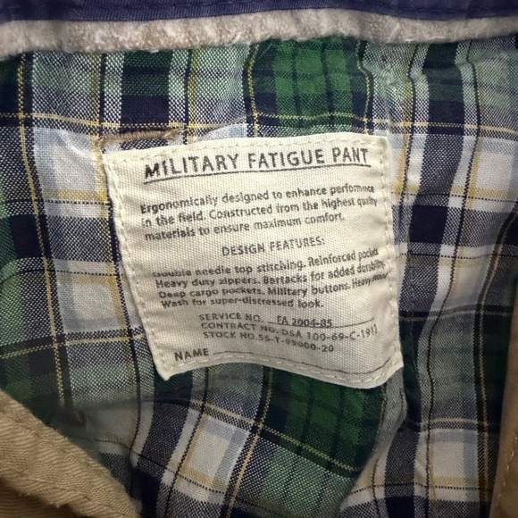 Tommy Hilfiger Mens Cargo Shorts Tan Khaki Multi Pocket Cotton Size 30 - Picture 11 of 15